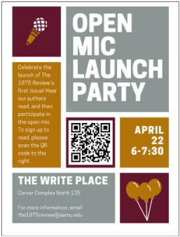 open mic launch party