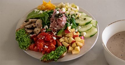 Soup and salad