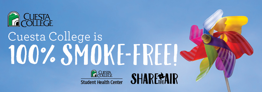 Cuesta College Smoke free Cuesta College is 100% Smoke free